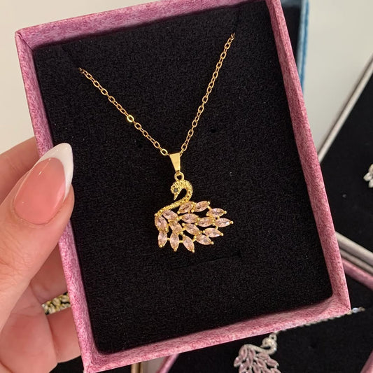 swan necklace