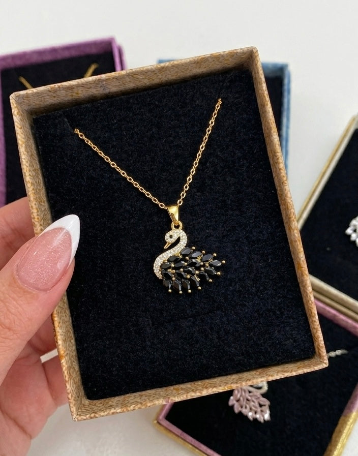 swan necklace