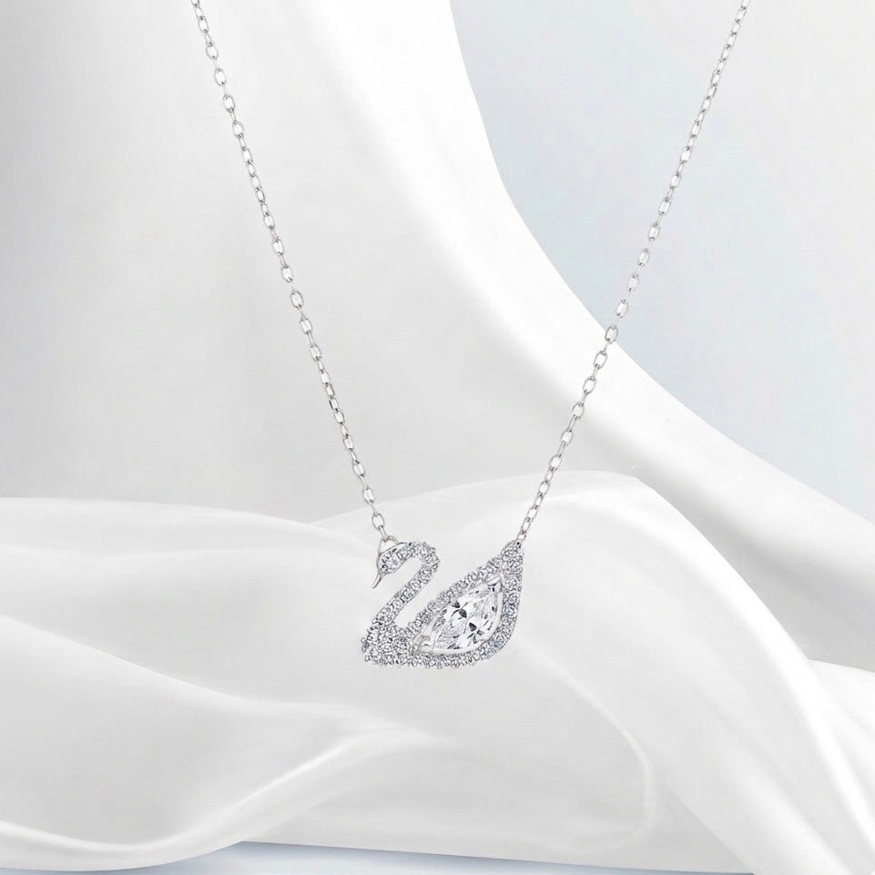 swan necklace