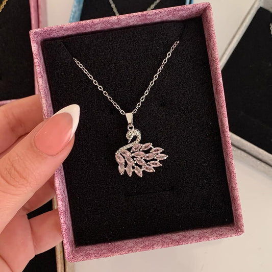 swan necklace
